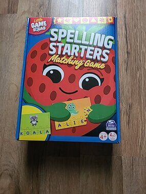 New Spelling Starters Matching Game Spin Master Little Game Squad Ages 4+